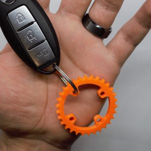 bike crank gear keychain version 1