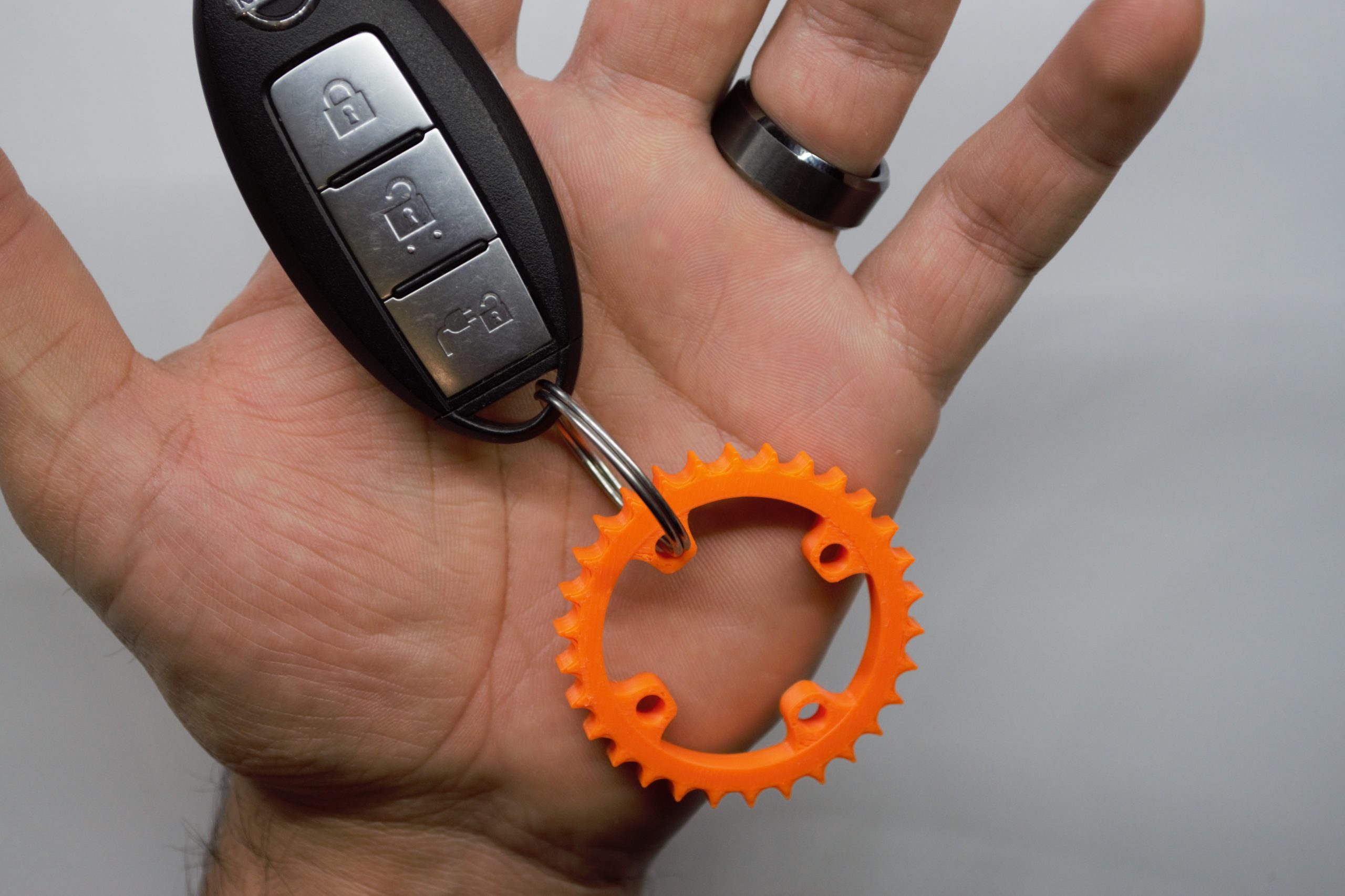 bike crank gear keychain version 1 bike crank gear keychain version 1