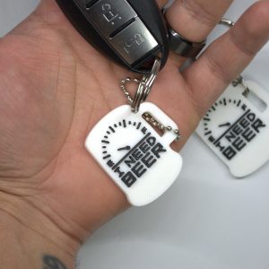 Home i need beer low fuel keychain