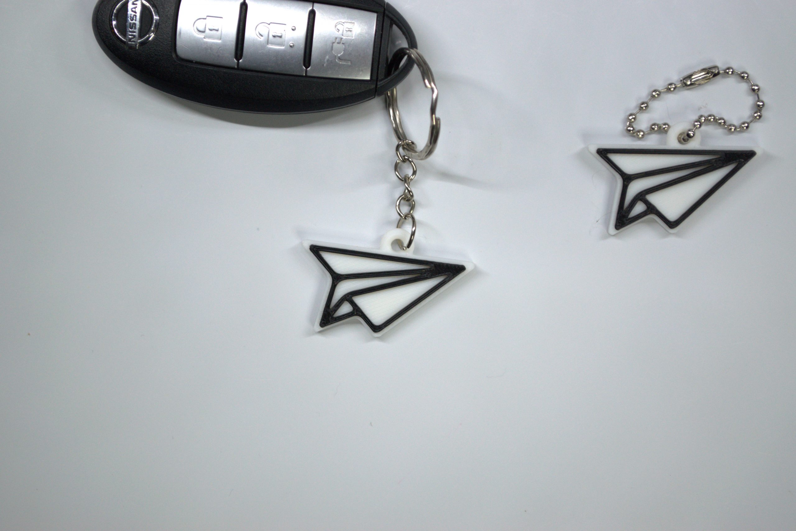 paper airplane keychain paper airplane keychain