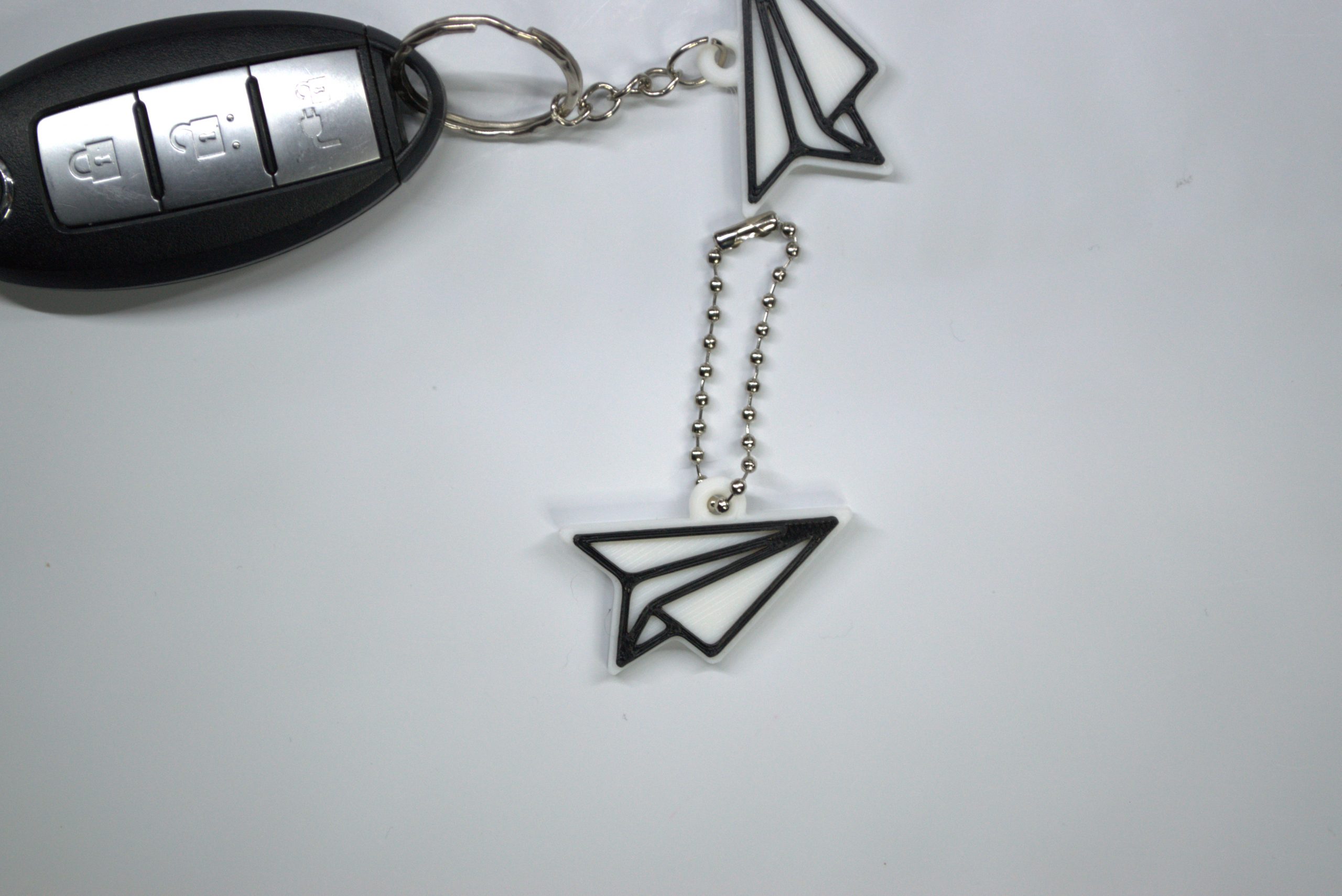 paper airplane keychain paper airplane keychain