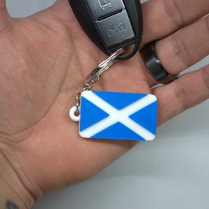 Home scotland flag keychain