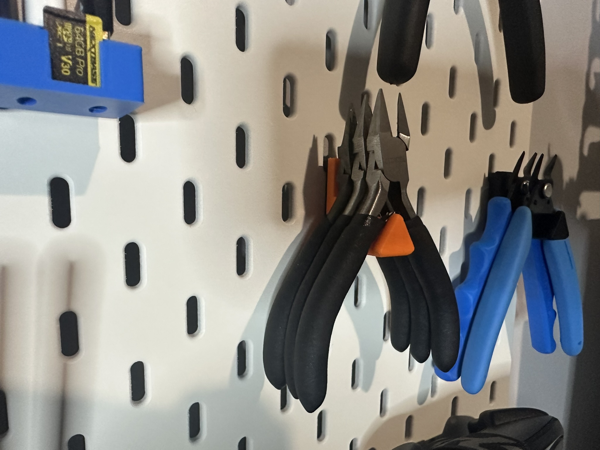 cutters snips or pliers holder for ikea skadis cutters snips or pliers holder for ikea skadis